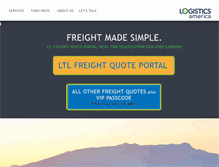 Tablet Screenshot of logisticsamerica.net